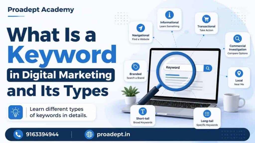What Is a Keyword in Digital Marketing and Its Types?